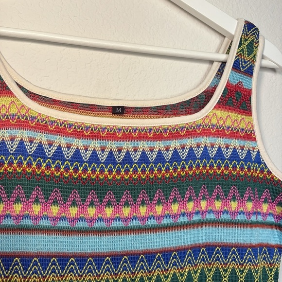 Multicolor Striped Dress size medium - Picture 3 of 5